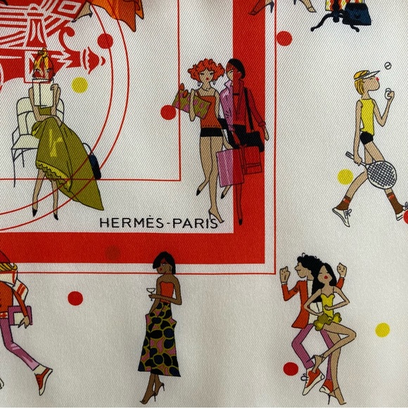 NWT Hermes Ex-Libris Les Parisiennes Silk Scarf - Picture 7 of 16